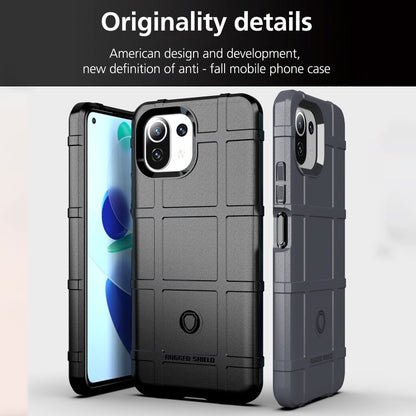 For Xiaomi Mi 11 Lite Full Coverage Shockproof TPU Case(Blue) by buy2fix