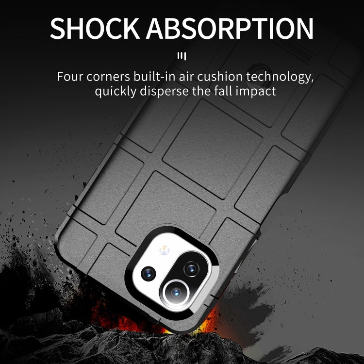 For Xiaomi Mi 11 Lite Full Coverage Shockproof TPU Case(Blue) by buy2fix