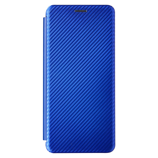 For ZTE nubia Red Magic 6 / 6 Pro Carbon Fiber Texture Horizontal Flip TPU + PC + PU Leather Case with Card Slot(Blue) by buy2fix