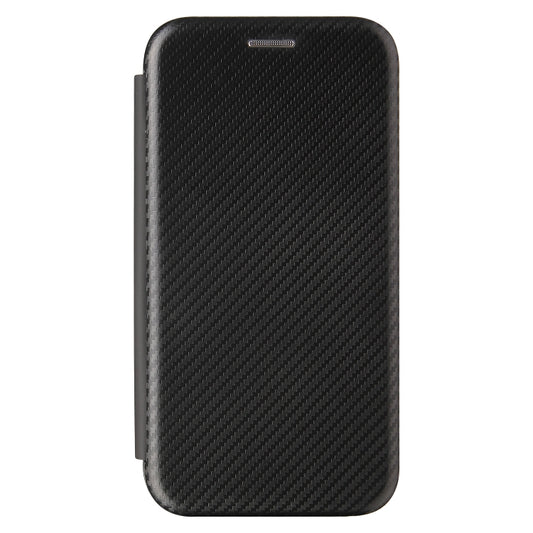 For Oukitel C22 Carbon Fiber Texture Horizontal Flip TPU + PC + PU Leather Case with Card Slot(Black) by buy2fix