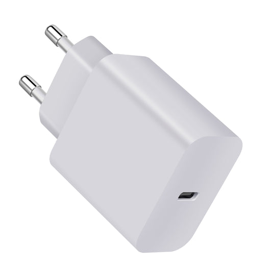 XY PD 25W USB-C / Type-C Single-port Travel Charger for Samsung Devices Fast Charging, EU Plug(White) by buy2fix