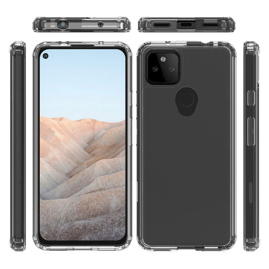 For Google Pixel 5A Shockproof Scratchproof TPU + Acrylic Protective Case(Black) by buy2fix