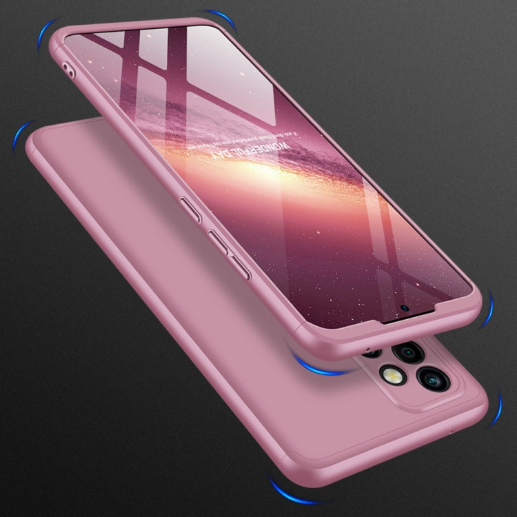 For Samsung Galaxy A72 5G / 4G GKK Three Stage Splicing Full Coverage PC Case(Rose Gold) - Samsung Accessories by GKK | Online Shopping UK | buy2fix