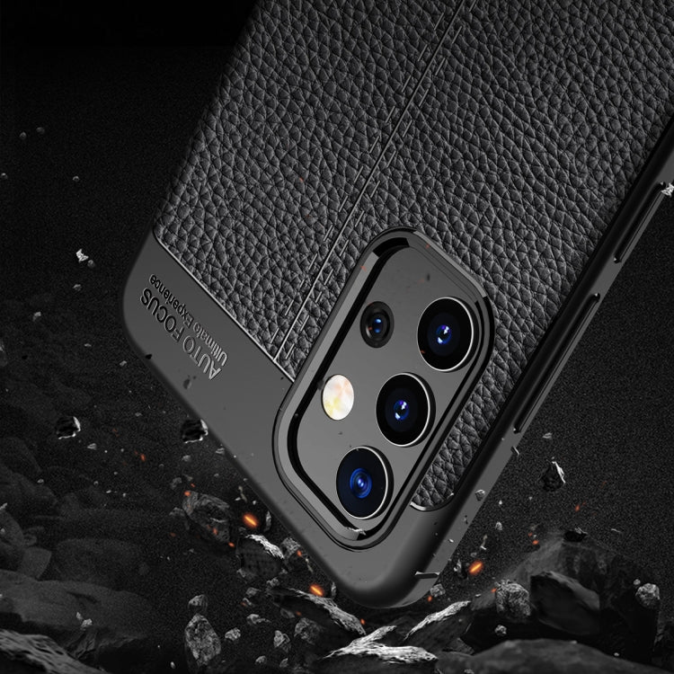 For Samsung Galaxy A32 4G Litchi Texture TPU Shockproof Case(Black) by buy2fix