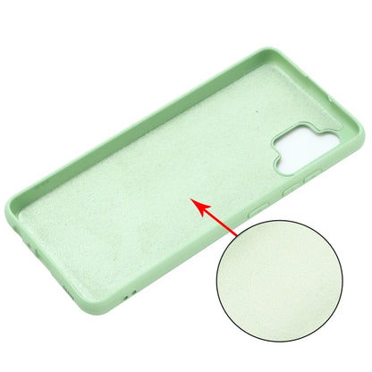 For Samsung Galaxy A32 4G Solid Color Liquid Silicone Dropproof Full Coverage Protective Case(Green) by buy2fix
