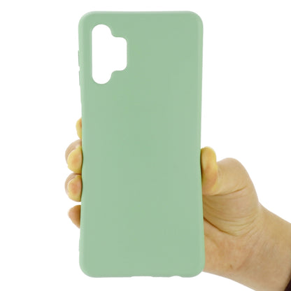 For Samsung Galaxy A32 4G Solid Color Liquid Silicone Dropproof Full Coverage Protective Case(Green) by buy2fix