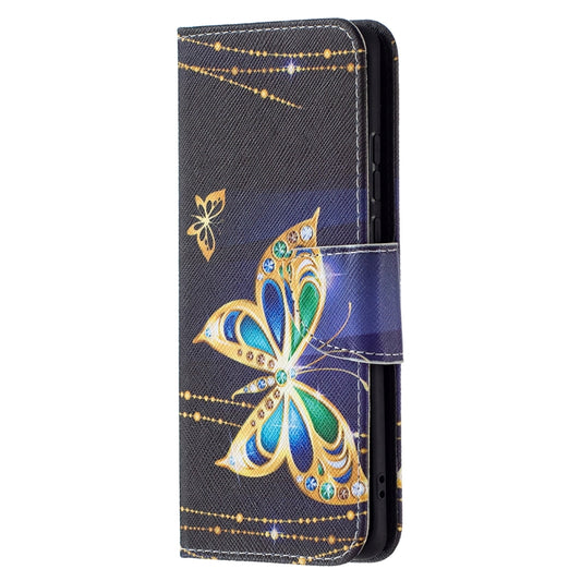 For Huawei P50 Pro Colored Drawing Pattern Horizontal Flip Leather Case with Holder & Card Slots & Wallet(Big Butterfly) by buy2fix