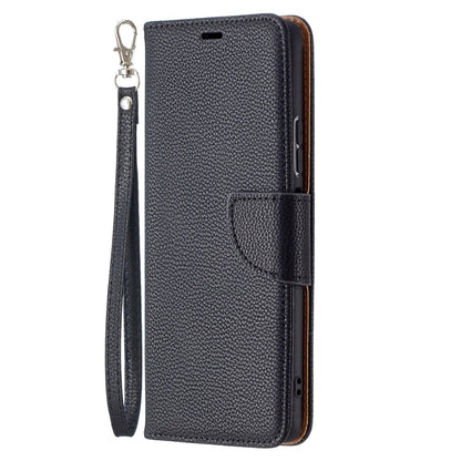 For Xiaomi Redmi Note 10 Pro Litchi Texture Pure Color Horizontal Flip Leather Case with Holder & Card Slots & Wallet & Lanyard(Black) by buy2fix