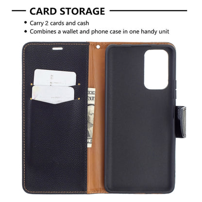 For Xiaomi Redmi Note 10 Pro Litchi Texture Pure Color Horizontal Flip Leather Case with Holder & Card Slots & Wallet & Lanyard(Black) by buy2fix