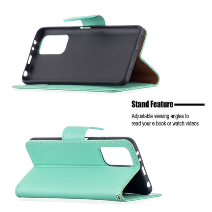 For Xiaomi Redmi Note 10 Pro Litchi Texture Pure Color Horizontal Flip Leather Case with Holder & Card Slots & Wallet & Lanyard(Green) by buy2fix