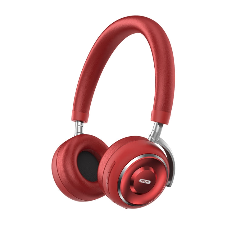 REMAX RB-620HB Bluetooth 5.0 Metal Wireless Bluetooth Headset(Red) - Headset & Headphone by REMAX | Online Shopping UK | buy2fix