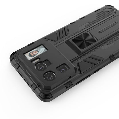 For Xiaomi Mi 11 Ultra Supersonic PC + TPU Shock-proof Protective Case with Holder(Black) by buy2fix