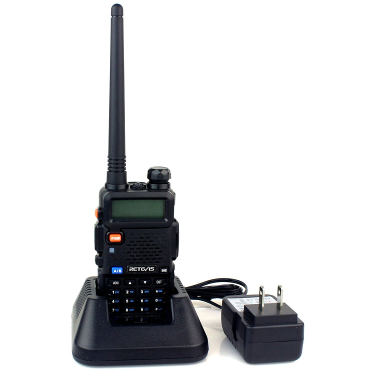 RETEVIS RT-5R 400-520MHz + 136-174MHz 128CHS Two-segment Handheld Walkie Talkie, US Plug - Consumer Electronics by RETEVIS | Online Shopping UK | buy2fix