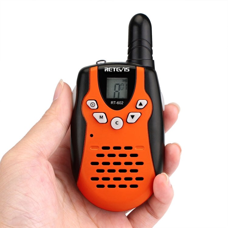 1 Pair RETEVIS RT602 0.5W EU Frequency 446.00625-446.09375MHz 8CHS Handheld Children Walkie Talkie, EU Plug - Children by RETEVIS | Online Shopping UK | buy2fix