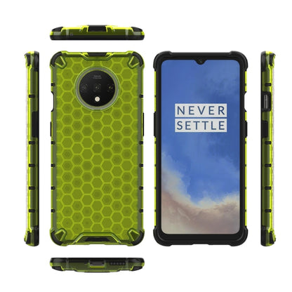 For OnePlus 7T Shockproof Honeycomb PC + TPU Case(Green) by buy2fix