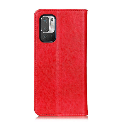 For Xiaomi Redmi Note 10 5G / Poco M3 Pro 4G / Poco M3 Pro 5G Magnetic Crazy Horse Texture Horizontal Flip Leather Case with Holder & Card Slots & Wallet(Red) by buy2fix