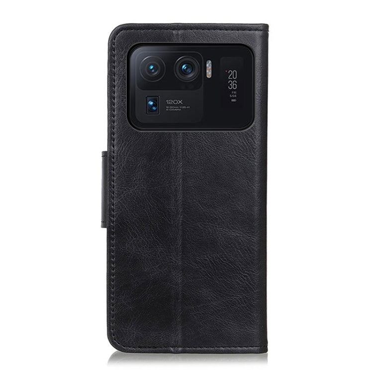 For Xiaomi Mi 11 Ultra Mirren Crazy Horse Texture Horizontal Flip Leather Case with Holder & Card Slots & Wallet(Black) by buy2fix