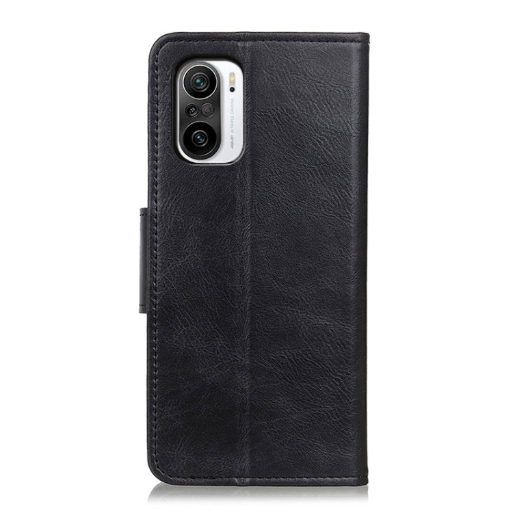 For Xiaomi Redmi Note 10 4G Mirren Crazy Horse Texture Horizontal Flip Leather Case with Holder & Card Slots & Wallet(Black) by buy2fix