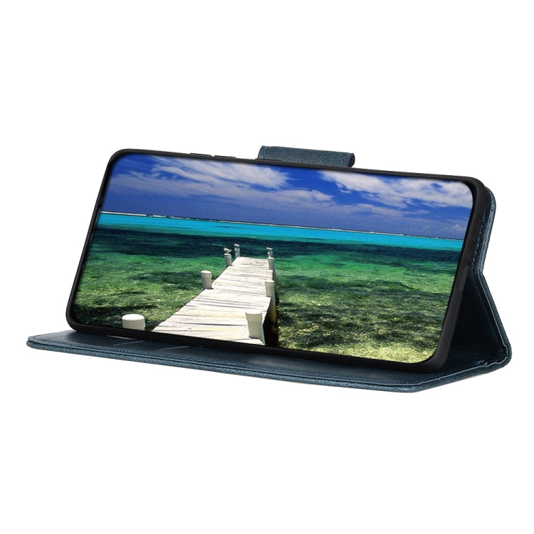 For Xiaomi Redmi Note 10 4G Mirren Crazy Horse Texture Horizontal Flip Leather Case with Holder & Card Slots & Wallet(Blue) by buy2fix