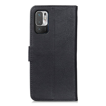 For Xiaomi Poco M3 Pro 4G / Poco M3 Pro 5G / Redmi Note 10 5G KHAZNEH Cowhide Texture Horizontal Flip Leather Case with Holder & Card Slots & Wallet(Black) by buy2fix