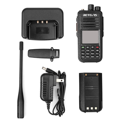 RETEVIS RT3S 136-174MHz + 400-480MHz 3000CH Handheld DMR Digital Two Way Radio Walkie Talkie - Consumer Electronics by RETEVIS | Online Shopping UK | buy2fix