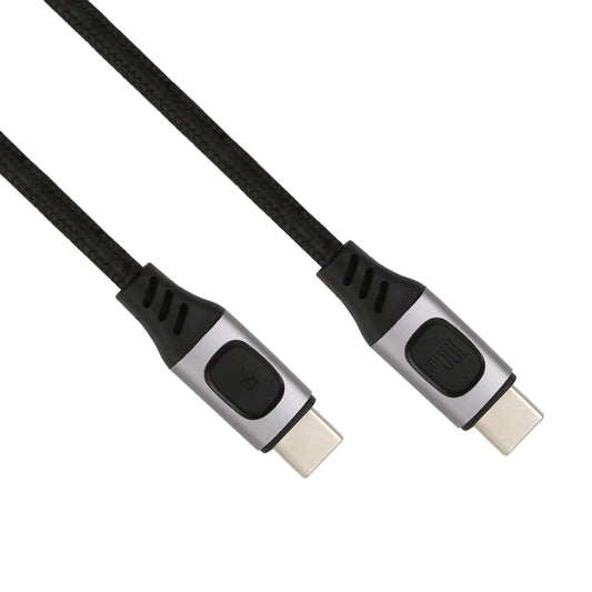 100W 5A USB-C / Type-C Male to USB-C / Type-C Male PD Fast Charging Braided Data Cable, Cable Length:2m by buy2fix