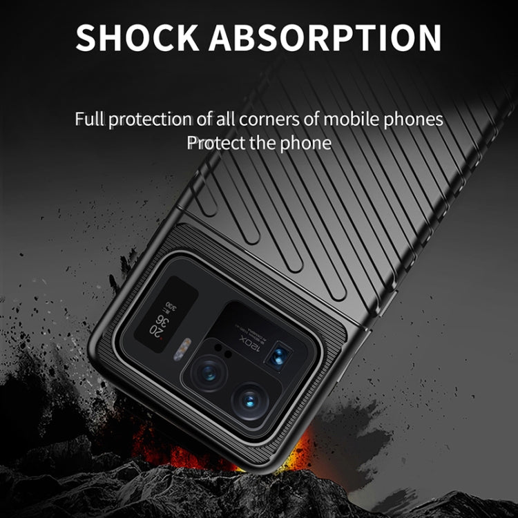 For Xiaomi Mi 11 Ultra Thunderbolt Shockproof TPU Protective Soft Case(Blue) by buy2fix