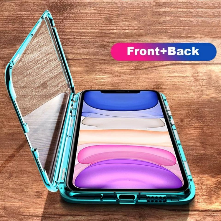 For iPhone 11 PC Magneto Shell Series All-Inclusive Anti-Fall Waterproof Protection Case(Blue) by buy2fix