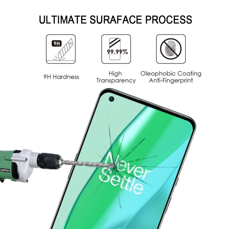 For OnePlus 9 Pro Edge Glue 9H HD 3D Curved Edge Tempered Glass Film(Black) - OnePlus Tempered Glass by buy2fix | Online Shopping UK | buy2fix