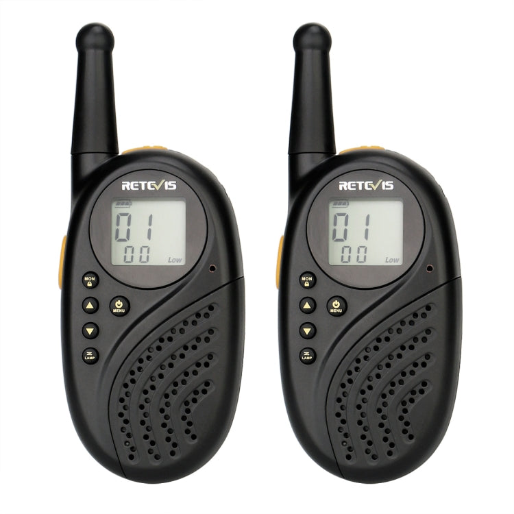 1 Pair RETEVIS RT35 0.5W EU Frequency 446MHz 8CH Handheld Children Walkie Talkie(Black) - Consumer Electronics by RETEVIS | Online Shopping UK | buy2fix