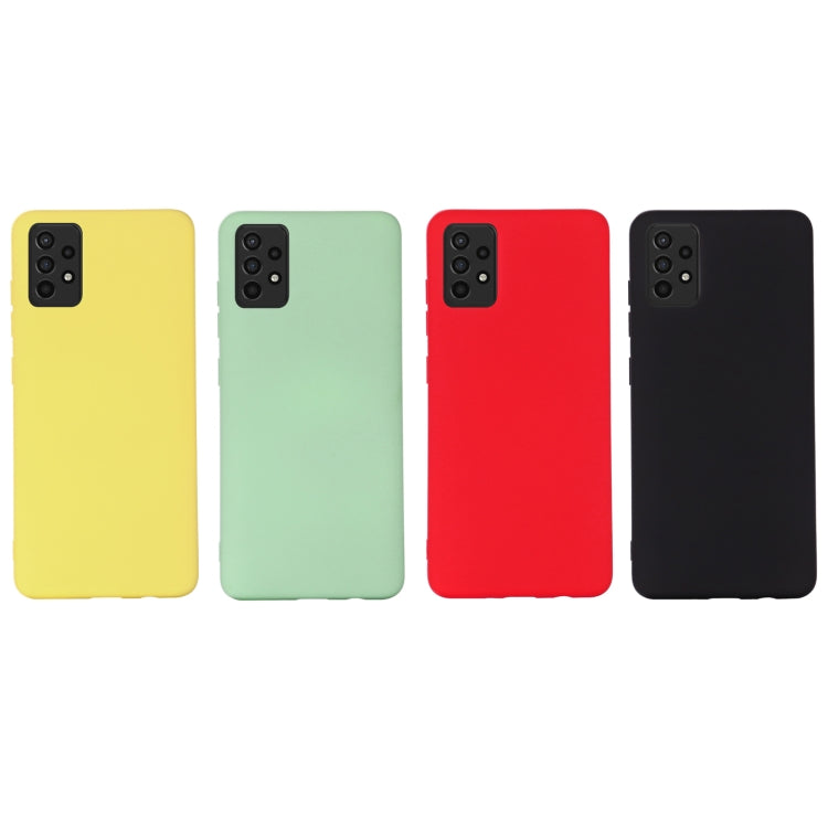 For Samsung A52 5G / 4G Pure Color Liquid Silicone Shockproof Full Coverage Case(Red) by buy2fix