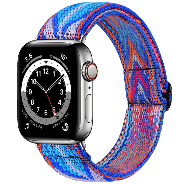 Elastic Watch Band For Apple Watch Series 7 45mm / 6 & SE & 5 & 4 44mm / 3 & 2 & 1 42mm(02) by buy2fix