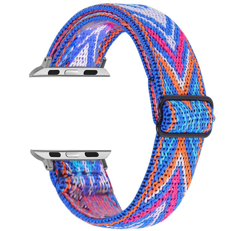 Elastic Watch Band For Apple Watch Series 7 45mm / 6 & SE & 5 & 4 44mm / 3 & 2 & 1 42mm(02) by buy2fix