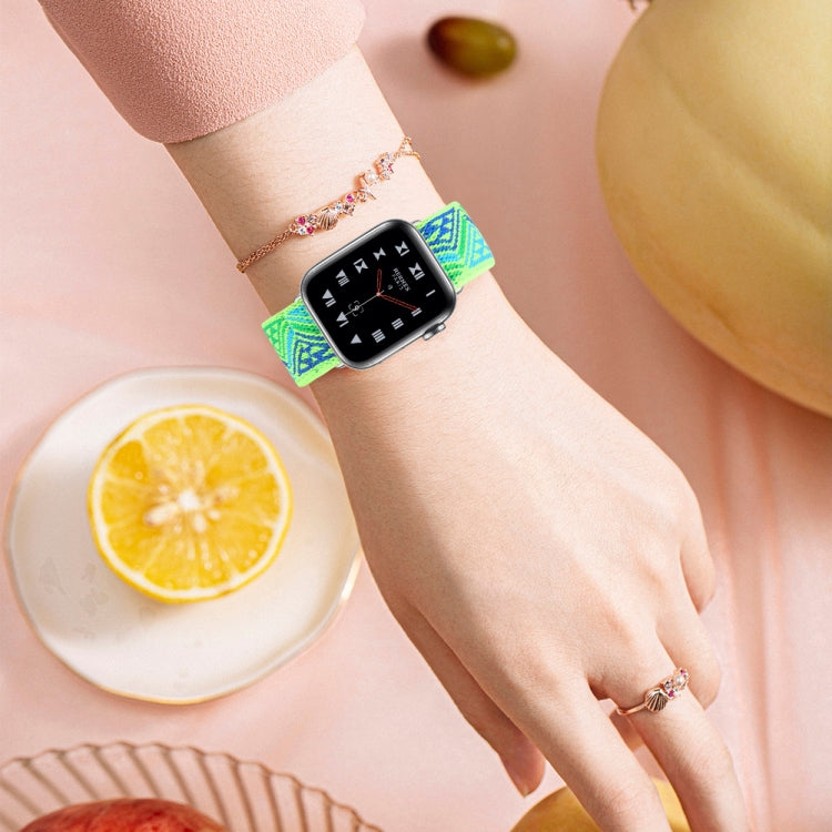 Elastic Watch Band For Apple Watch Series 7 45mm / 6 & SE & 5 & 4 44mm / 3 & 2 & 1 42mm(04) by buy2fix