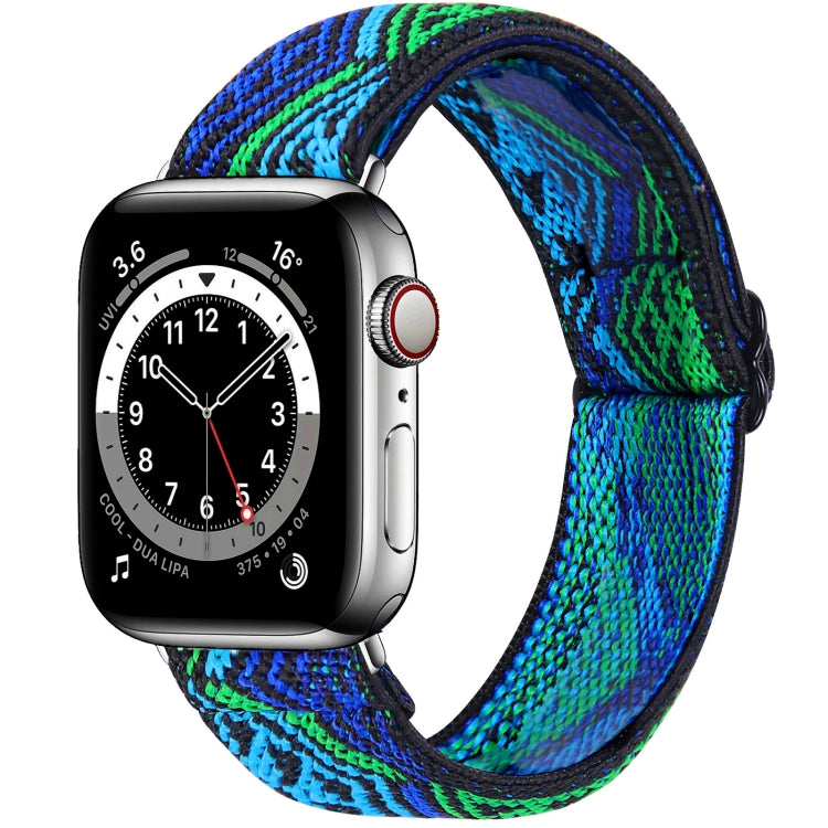 Elastic Watch Band For Apple Watch Series 7 45mm / 6 & SE & 5 & 4 44mm / 3 & 2 & 1 42mm(05) by buy2fix