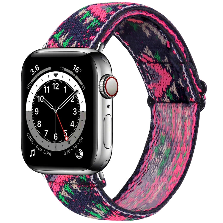 Elastic Watch Band For Apple Watch Series 7 45mm / 6 & SE & 5 & 4 44mm / 3 & 2 & 1 42mm(08) by buy2fix