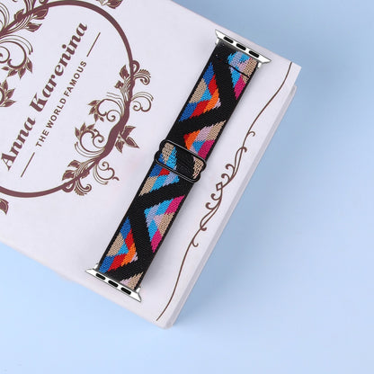 Elastic Watch Band For Apple Watch Ultra 49mm&Watch Ultra 2 49mm / Series 9&8&7 45mm / SE 3&SE 2&6&SE&5&4 44mm / 3&2&1 42mm(10) by buy2fix