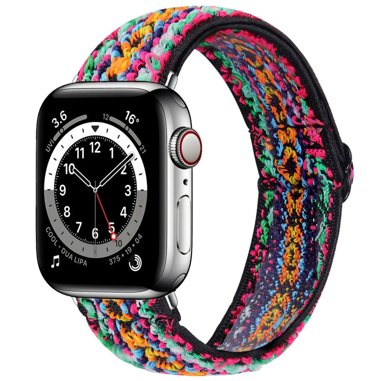 Elastic Watch Band For Apple Watch Series 7 45mm / 6 & SE & 5 & 4 44mm / 3 & 2 & 1 42mm(12) by buy2fix