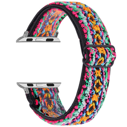 Elastic Watch Band For Apple Watch Series 7 45mm / 6 & SE & 5 & 4 44mm / 3 & 2 & 1 42mm(12) by buy2fix