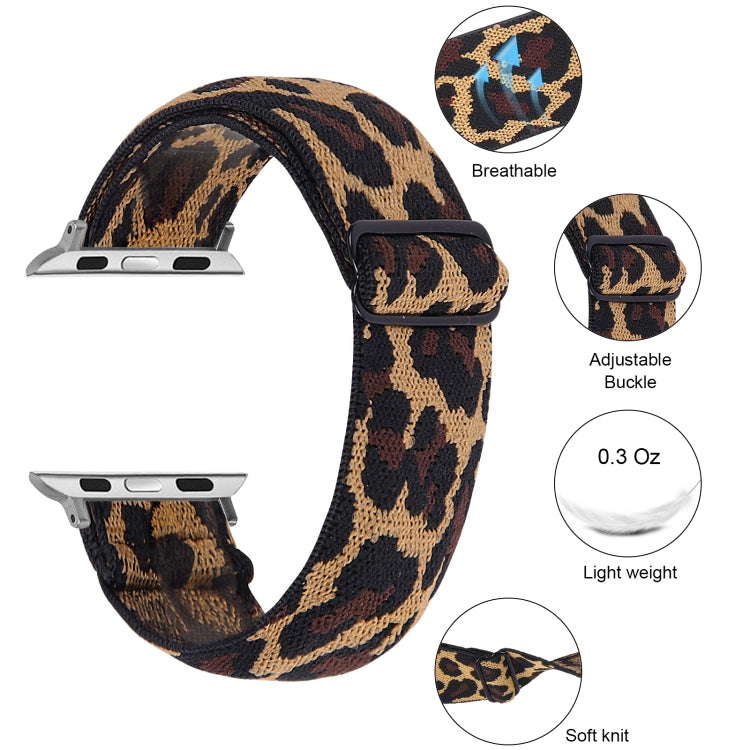 Elastic Watch Band For Apple Watch Series 7 45mm / 6 & SE & 5 & 4 44mm / 3 & 2 & 1 42mm(16) by buy2fix