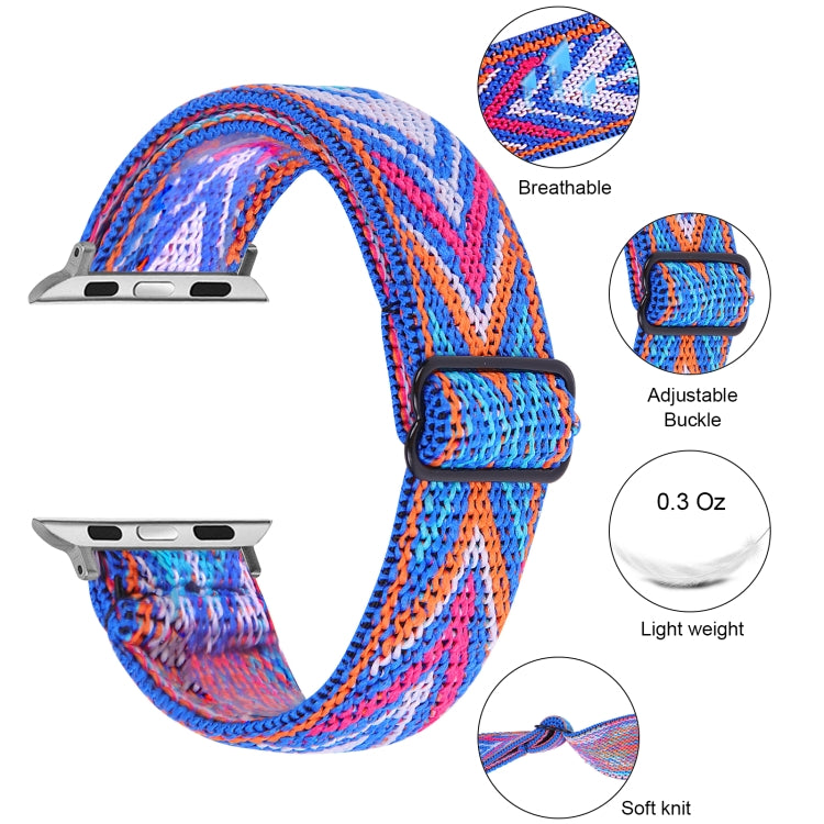 Elastic Watch Band For Apple Watch Series 7 41mm / 6 & SE & 5 & 4 40mm / 3 & 2 & 1 38mm(02) by buy2fix