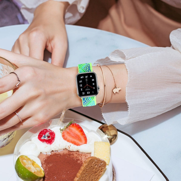 Elastic Watch Band For Apple Watch Series 7 41mm / 6 & SE & 5 & 4 40mm / 3 & 2 & 1 38mm(04) by buy2fix