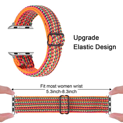Elastic Watch Band For Apple Watch Series 7 41mm / 6 & SE & 5 & 4 40mm / 3 & 2 & 1 38mm(06) by buy2fix