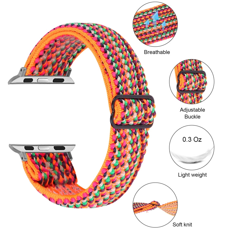 Elastic Watch Band For Apple Watch Series 7 41mm / 6 & SE & 5 & 4 40mm / 3 & 2 & 1 38mm(06) by buy2fix
