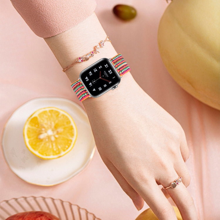 Elastic Watch Band For Apple Watch Series 7 41mm / 6 & SE & 5 & 4 40mm / 3 & 2 & 1 38mm(06) by buy2fix