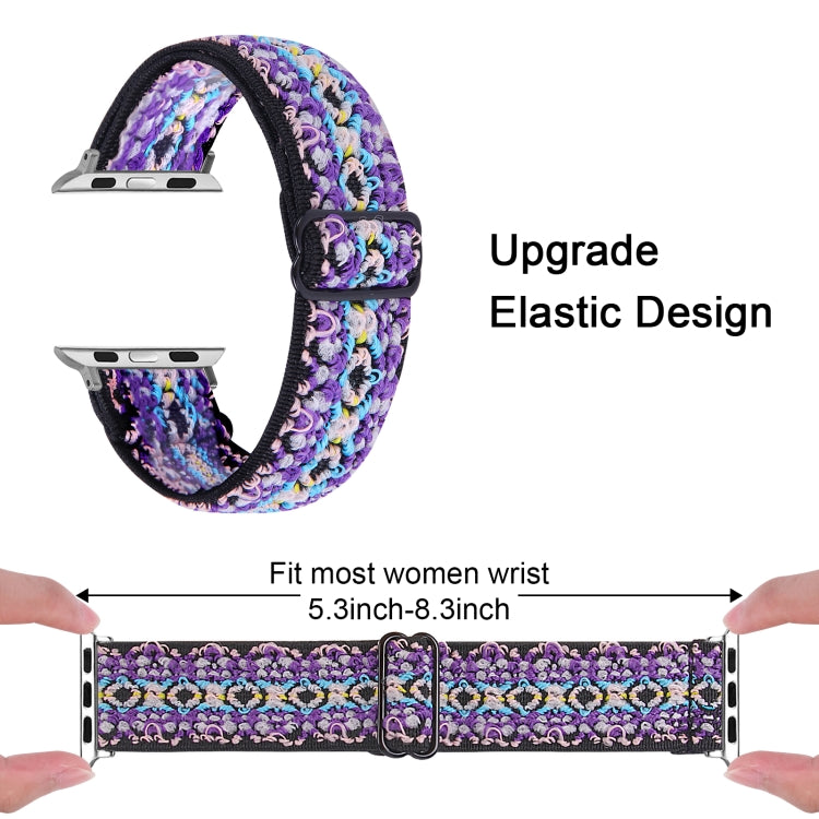 Elastic Watch Band For Apple Watch Series 7 41mm / 6 & SE & 5 & 4 40mm / 3 & 2 & 1 38mm(13) by buy2fix