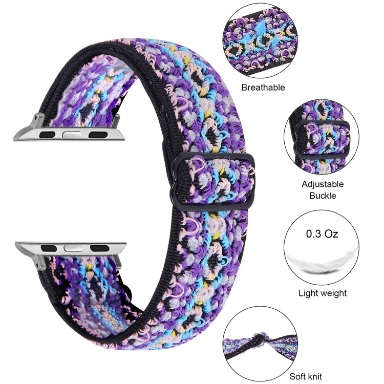 Elastic Watch Band For Apple Watch Series 7 41mm / 6 & SE & 5 & 4 40mm / 3 & 2 & 1 38mm(13) by buy2fix