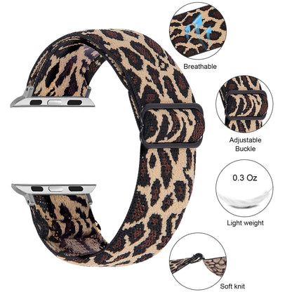 Elastic Watch Band For Apple Watch Series 7 41mm / 6 & SE & 5 & 4 40mm / 3 & 2 & 1 38mm(14) by buy2fix