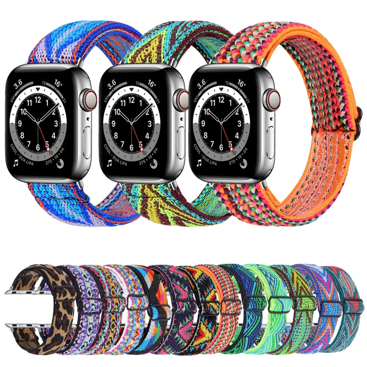 Elastic Watch Band For Apple Watch Series 7 41mm / 6 & SE & 5 & 4 40mm / 3 & 2 & 1 38mm(02) by buy2fix