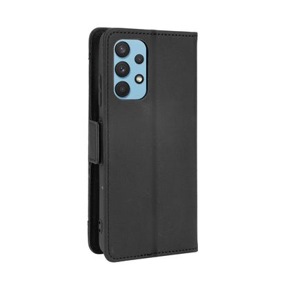 For Samsung Galaxy A32 4G Skin Feel Calf Pattern Horizontal Flip Leather Case with Holder & Card Slots & Photo Frame(Black) by buy2fix
